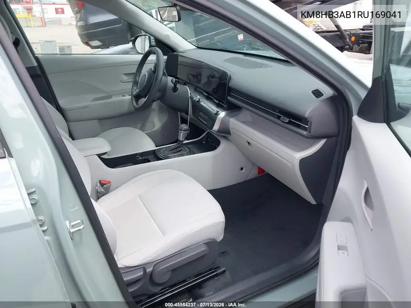 2024 Hyundai Kona Sel VIN: KM8HB3AB1RU169041 Lot: 45554237