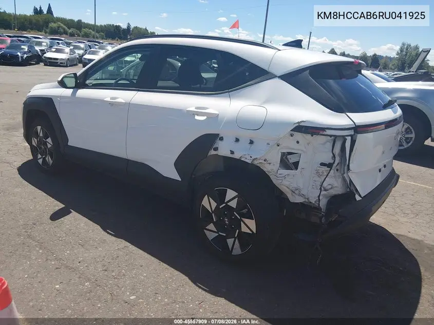 2024 Hyundai Kona Sel VIN: KM8HCCAB6RU041925 Lot: 45557909