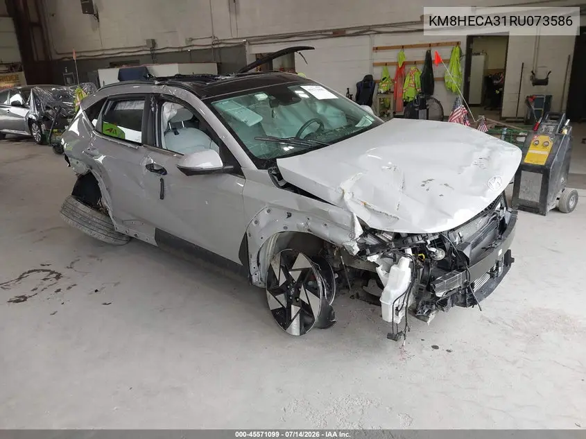 2024 Hyundai Kona Limited VIN: KM8HECA31RU073586 Lot: 45571099