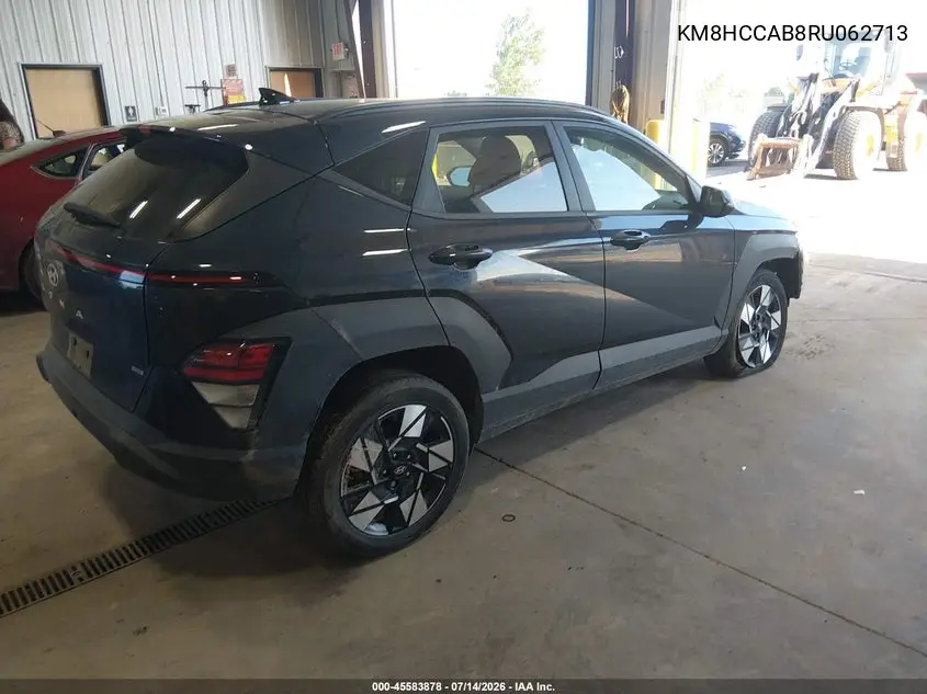 2024 Hyundai Kona Sel VIN: KM8HCCAB8RU062713 Lot: 45583878