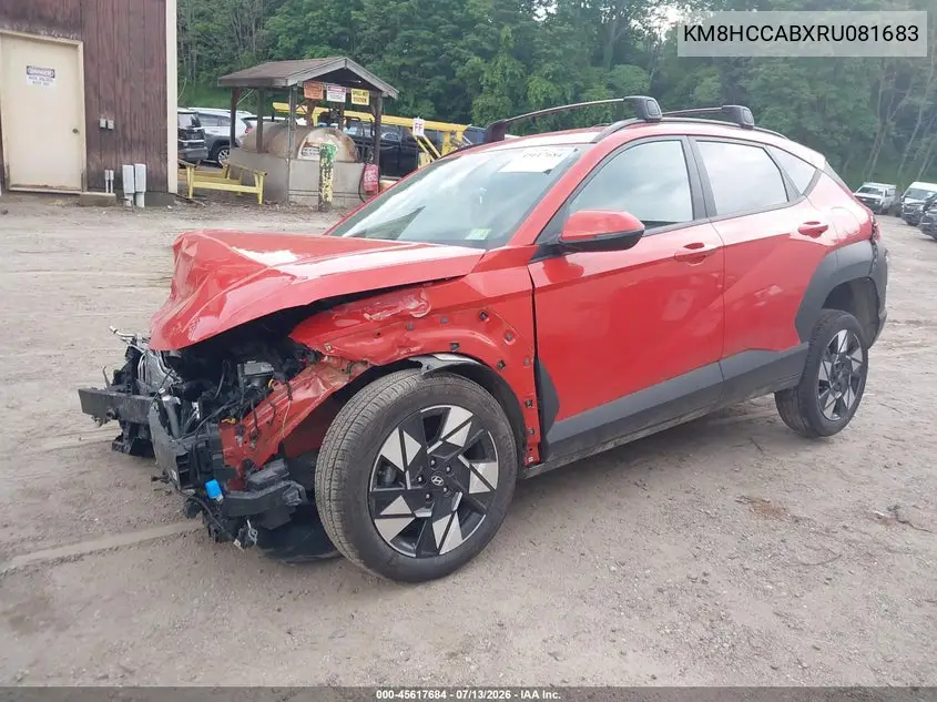 2024 Hyundai Kona Sel VIN: KM8HCCABXRU081683 Lot: 45617684