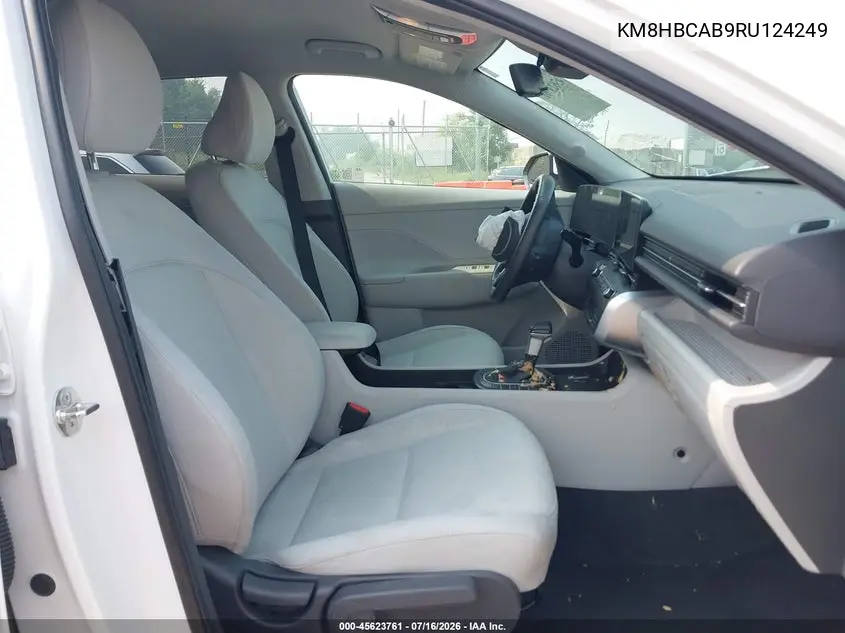 2024 Hyundai Kona Sel VIN: KM8HBCAB9RU124249 Lot: 45623761