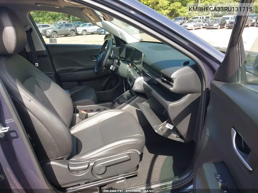 2024 Hyundai Kona Limited VIN: KM8HECA33RU131715 Lot: 45661741