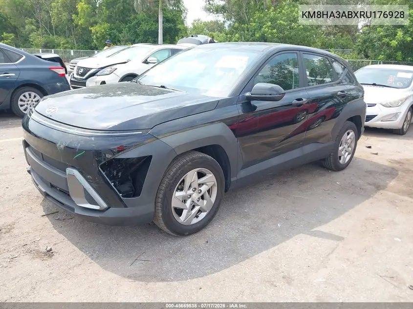 2024 Hyundai Kona Se VIN: KM8HA3ABXRU176928 Lot: 45669538
