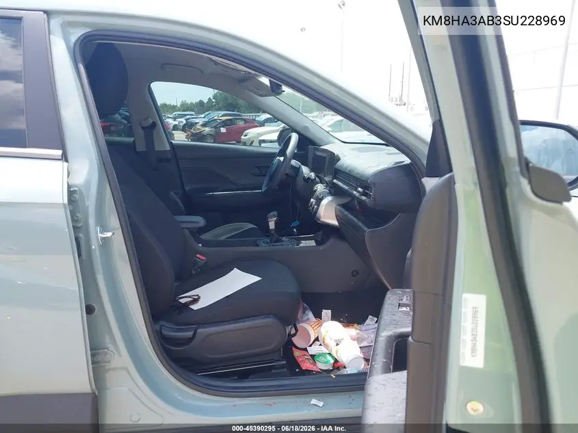 2025 Hyundai Kona Se VIN: KM8HA3AB3SU228969 Lot: 45390295