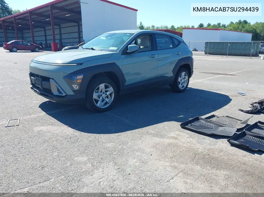 2025 Hyundai Kona Se VIN: KM8HACAB7SU294439 Lot: 45437924