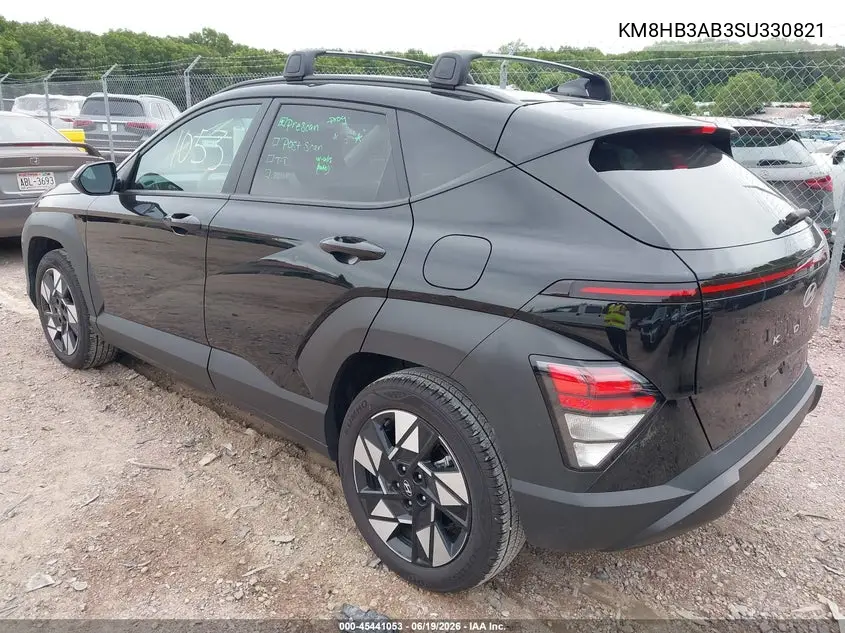2025 Hyundai Kona Sel VIN: KM8HB3AB3SU330821 Lot: 45441053