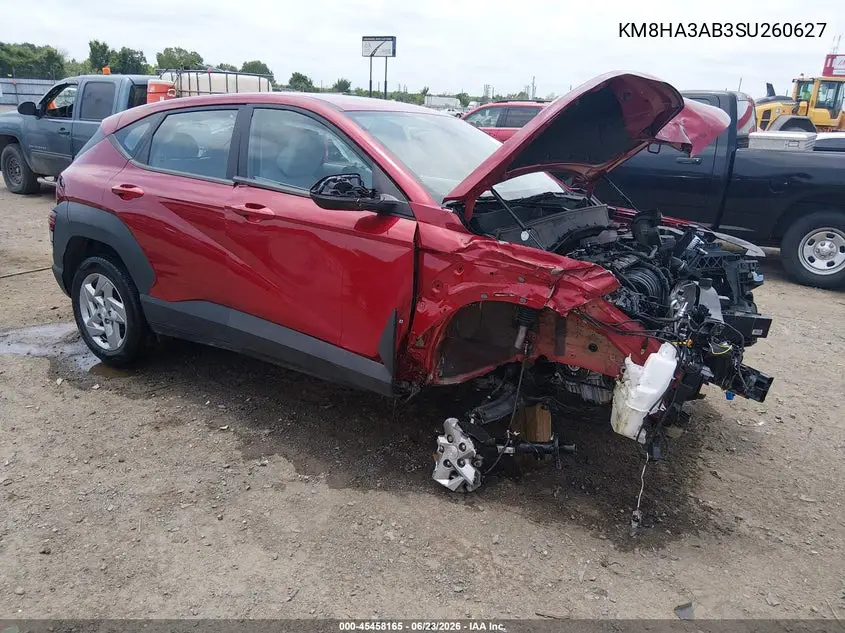 2025 Hyundai Kona Se VIN: KM8HA3AB3SU260627 Lot: 45458165