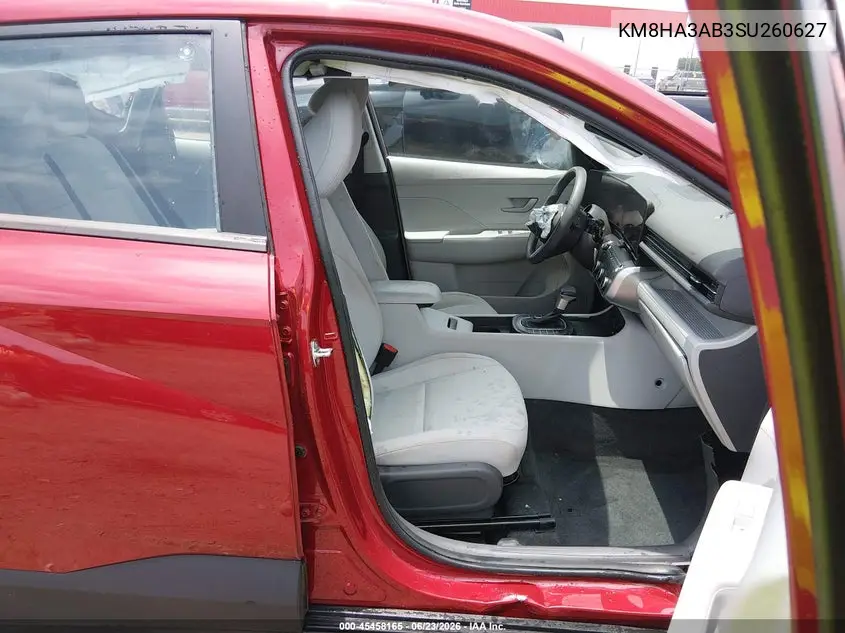 2025 Hyundai Kona Se VIN: KM8HA3AB3SU260627 Lot: 45458165