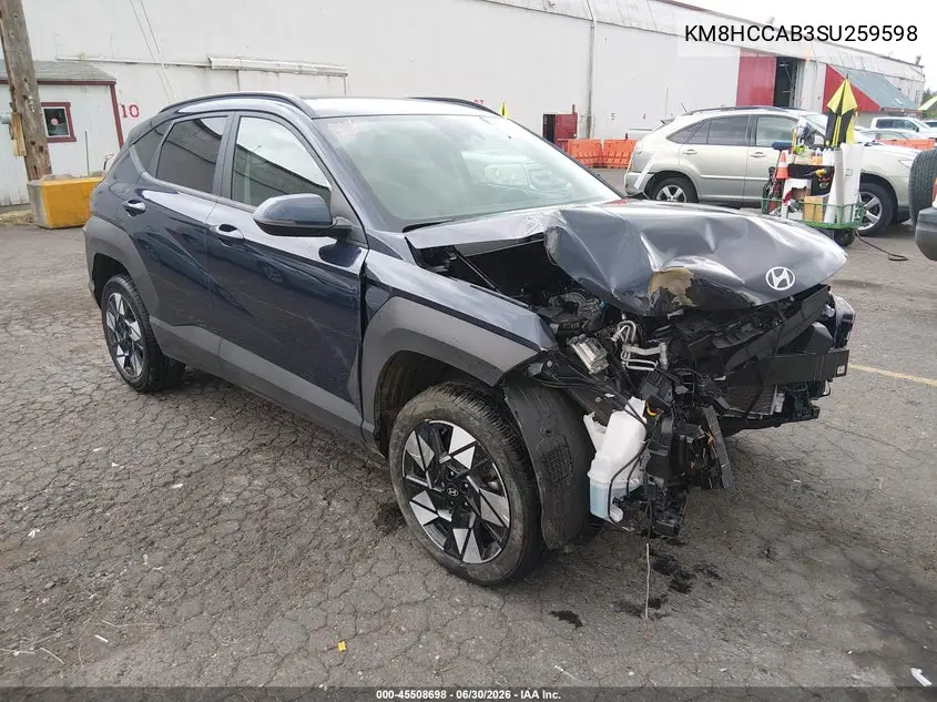 2025 Hyundai Kona Sel Convenience VIN: KM8HCCAB3SU259598 Lot: 45508698