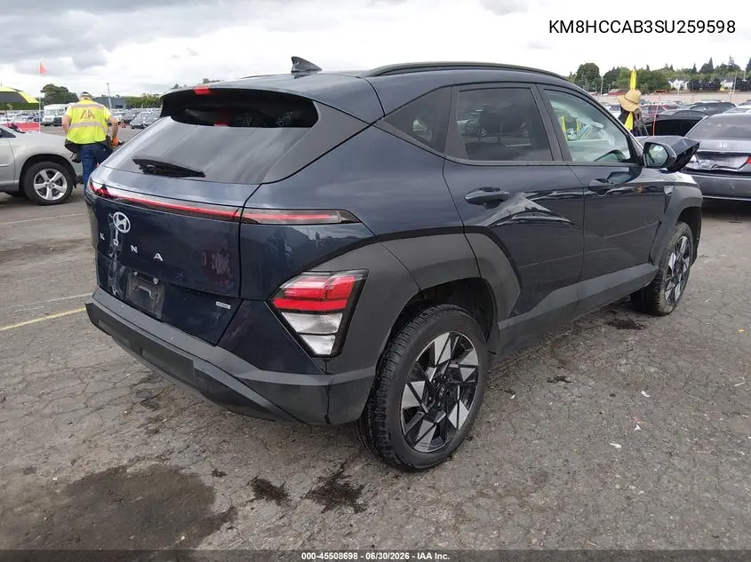 2025 Hyundai Kona Sel Convenience VIN: KM8HCCAB3SU259598 Lot: 45508698