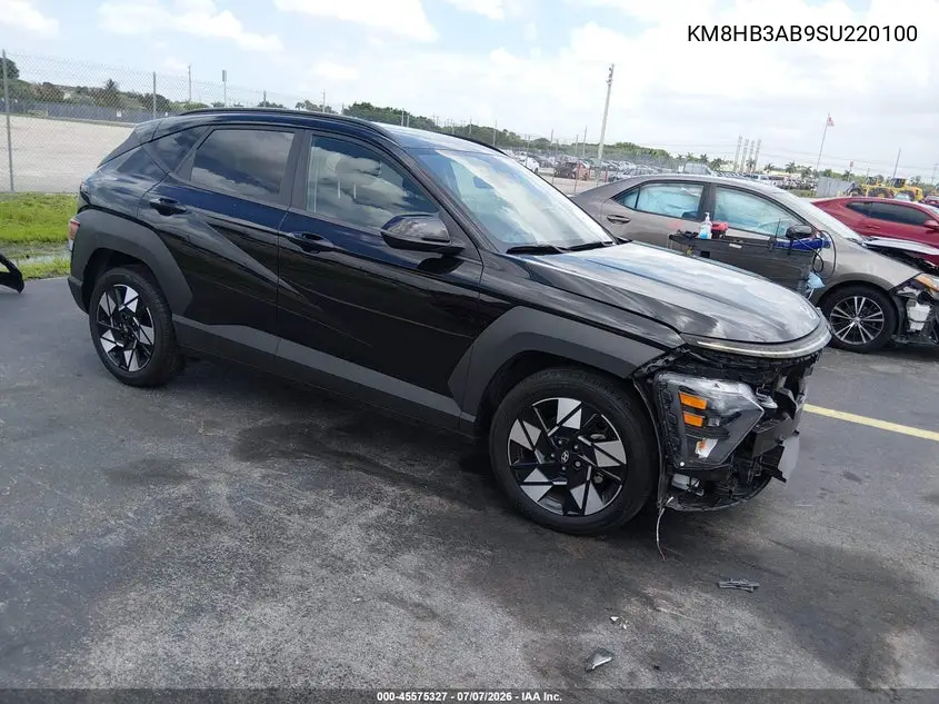 2025 Hyundai Kona Sel VIN: KM8HB3AB9SU220100 Lot: 45575327