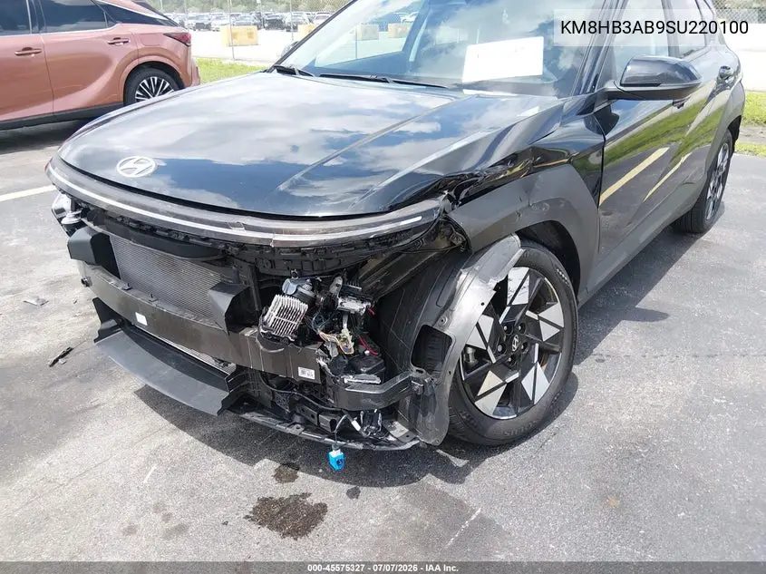 2025 Hyundai Kona Sel VIN: KM8HB3AB9SU220100 Lot: 45575327