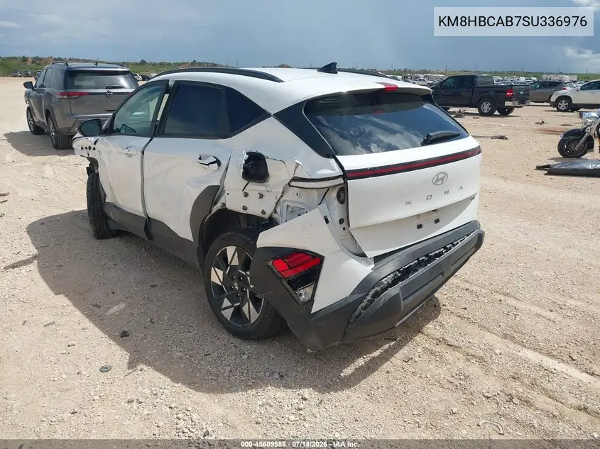 2025 Hyundai Kona Sel VIN: KM8HBCAB7SU336976 Lot: 45609588