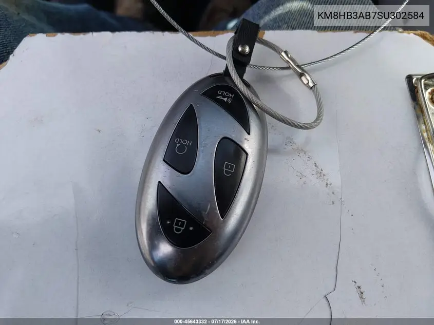 2025 Hyundai Kona Sel VIN: KM8HB3AB7SU302584 Lot: 45643332
