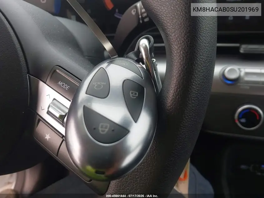 2025 Hyundai Kona Se VIN: KM8HACAB0SU201969 Lot: 45661444