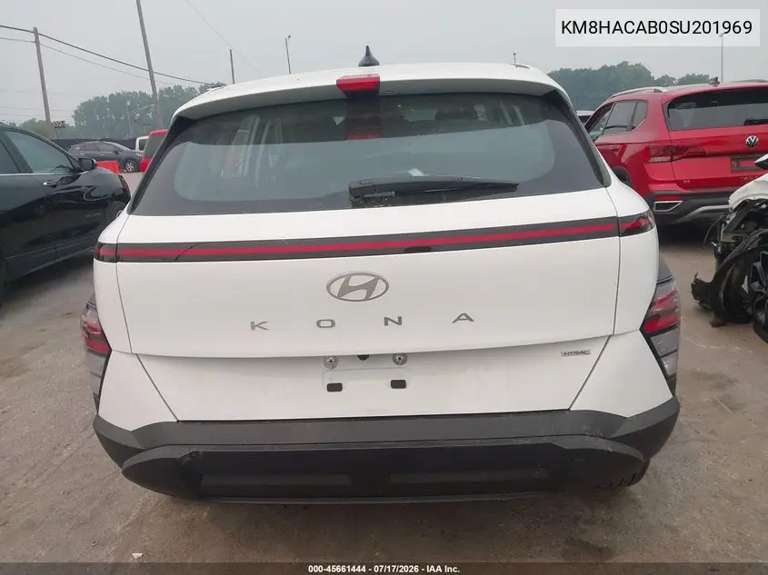 2025 Hyundai Kona Se VIN: KM8HACAB0SU201969 Lot: 45661444