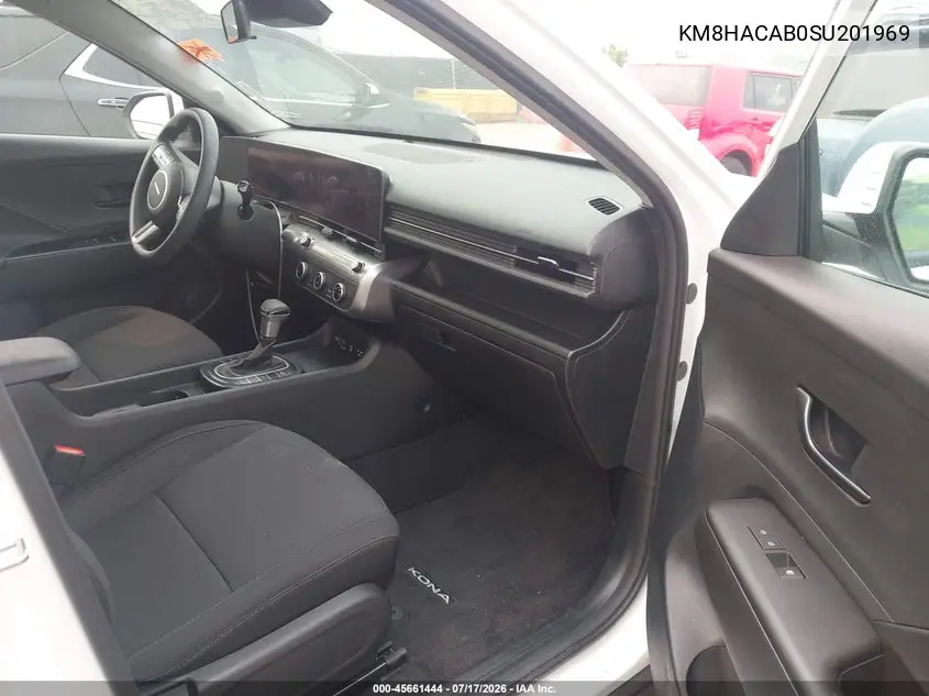 2025 Hyundai Kona Se VIN: KM8HACAB0SU201969 Lot: 45661444