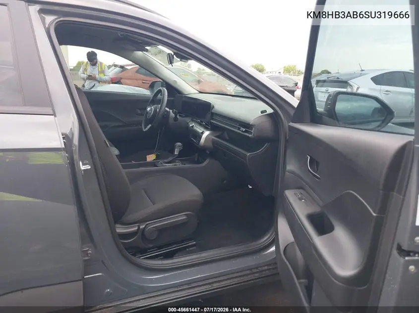 2025 Hyundai Kona Sel VIN: KM8HB3AB6SU319666 Lot: 45661447