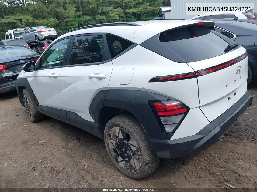 2025 Hyundai Kona Sel VIN: KM8HBCAB4SU324221 Lot: 45680758