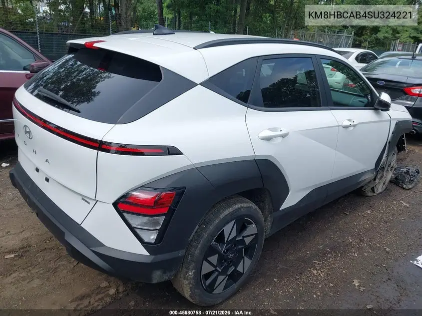 2025 Hyundai Kona Sel VIN: KM8HBCAB4SU324221 Lot: 45680758