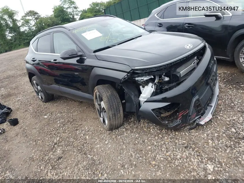 2026 Hyundai Kona Limited VIN: KM8HECA35TU344947 Lot: 45387000