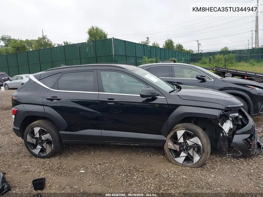 2026 Hyundai Kona Limited VIN: KM8HECA35TU344947 Lot: 45387000