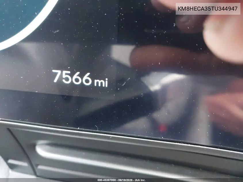 2026 Hyundai Kona Limited VIN: KM8HECA35TU344947 Lot: 45387000