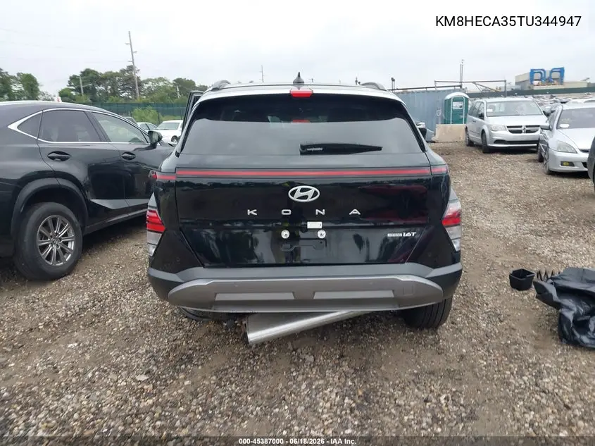 2026 Hyundai Kona Limited VIN: KM8HECA35TU344947 Lot: 45387000
