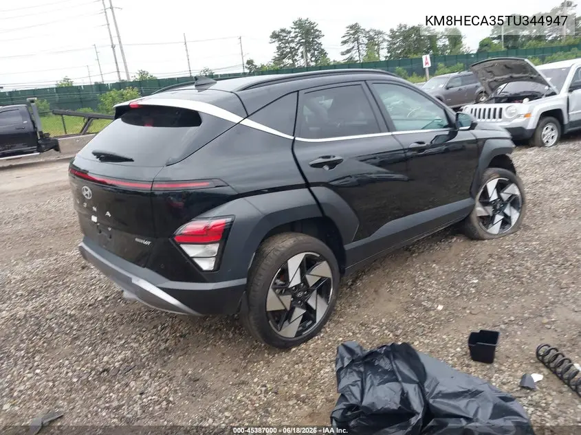 2026 Hyundai Kona Limited VIN: KM8HECA35TU344947 Lot: 45387000