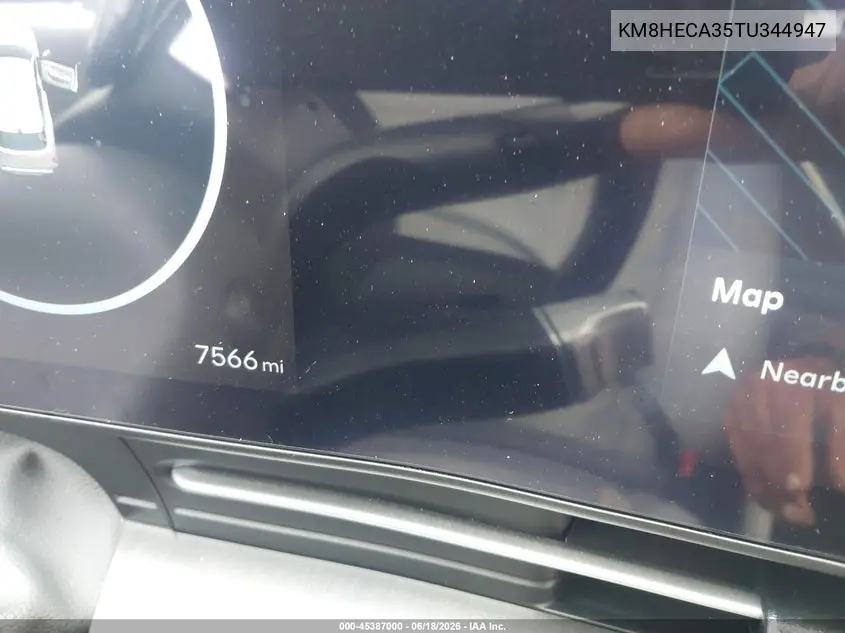 2026 Hyundai Kona Limited VIN: KM8HECA35TU344947 Lot: 45387000
