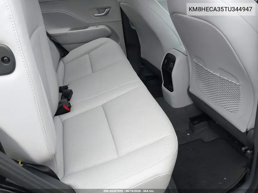 2026 Hyundai Kona Limited VIN: KM8HECA35TU344947 Lot: 45387000
