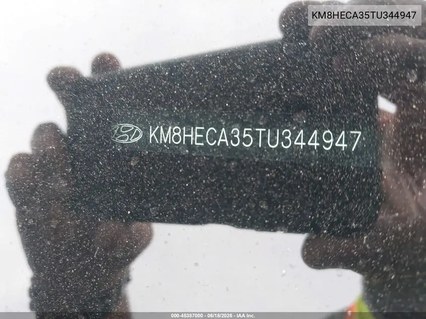 2026 Hyundai Kona Limited VIN: KM8HECA35TU344947 Lot: 45387000