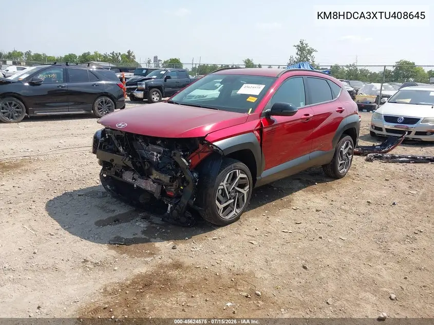 2026 Hyundai Kona Sel Premium VIN: KM8HDCA3XTU408645 Lot: 45624575