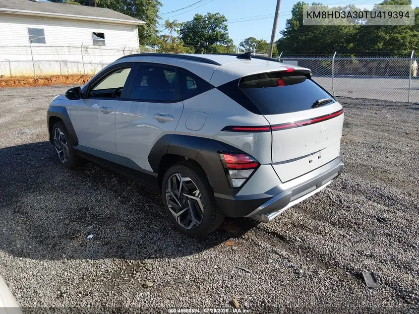 2026 Hyundai Kona Sel Premium VIN: KM8HD3A30TU419394 Lot: 45668594