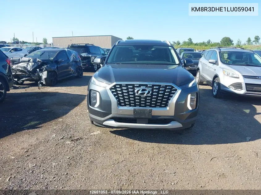 2020 Hyundai Palisade Luxury 8-Passenger Seating VIN: KM8R3DHE1LU059041 Lot: 12651053