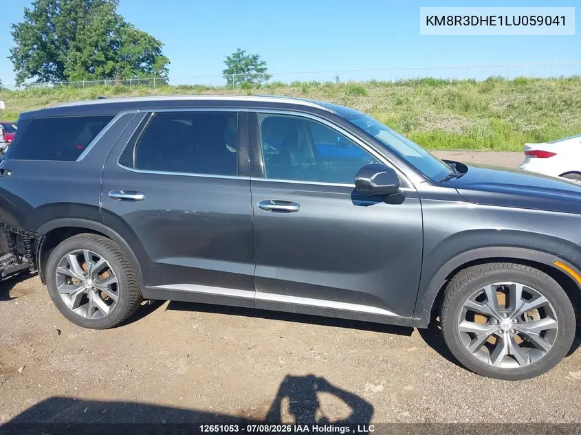 2020 Hyundai Palisade Luxury 8-Passenger Seating VIN: KM8R3DHE1LU059041 Lot: 12651053