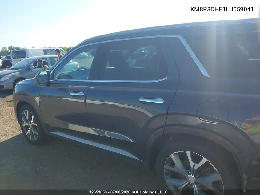 2020 Hyundai Palisade Luxury 8-Passenger Seating VIN: KM8R3DHE1LU059041 Lot: 12651053