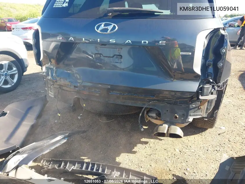 2020 Hyundai Palisade Luxury 8-Passenger Seating VIN: KM8R3DHE1LU059041 Lot: 12651053