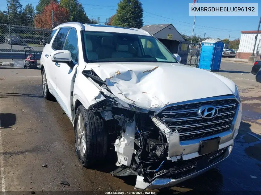 KM8R5DHE6LU096192 2020 Hyundai Palisade Limited
