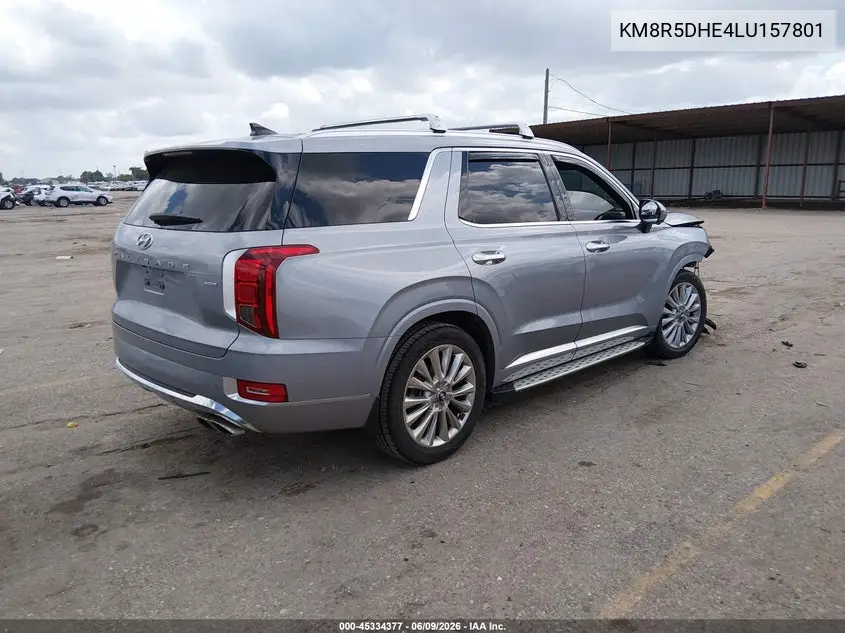 2020 Hyundai Palisade Limited VIN: KM8R5DHE4LU157801 Lot: 45334377