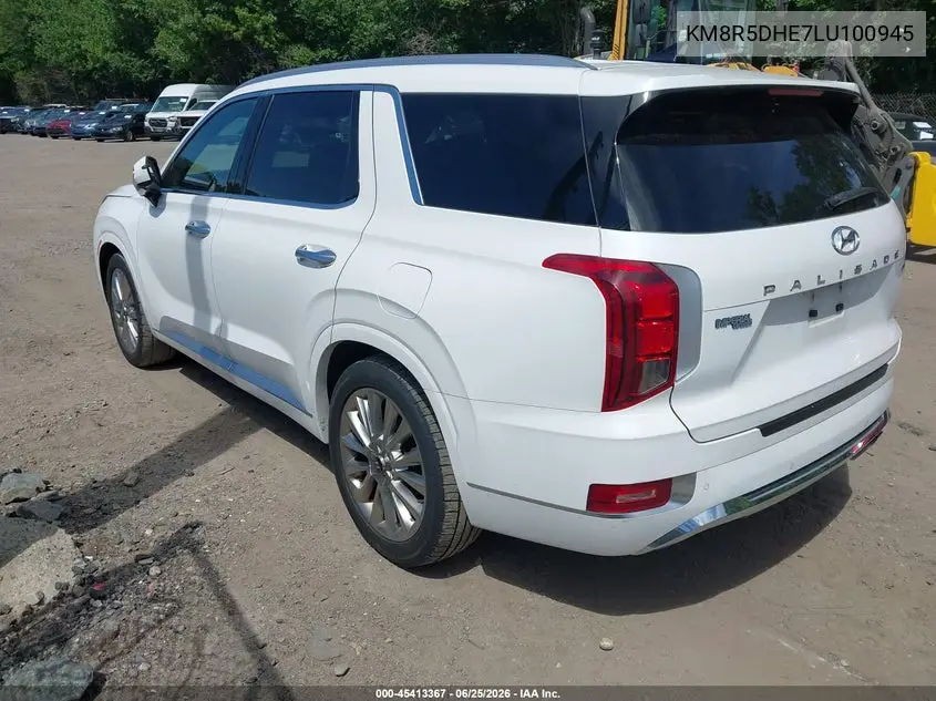 2020 Hyundai Palisade Limited VIN: KM8R5DHE7LU100945 Lot: 45413367