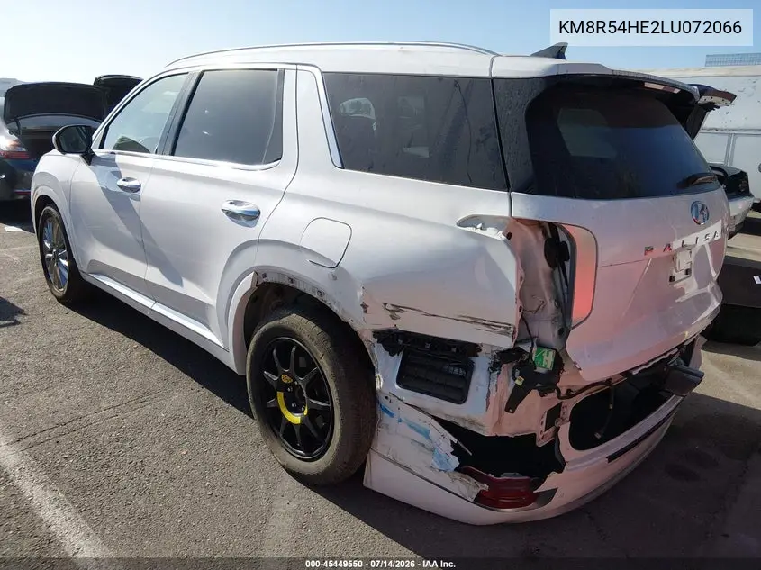 2020 Hyundai Palisade Limited VIN: KM8R54HE2LU072066 Lot: 45449550