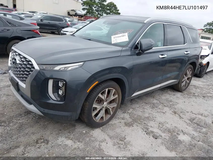 2020 Hyundai Palisade Sel VIN: KM8R44HE7LU101497 Lot: 45516905