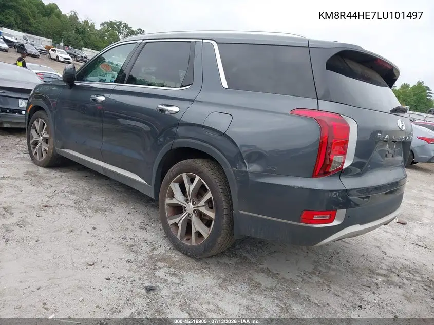 2020 Hyundai Palisade Sel VIN: KM8R44HE7LU101497 Lot: 45516905