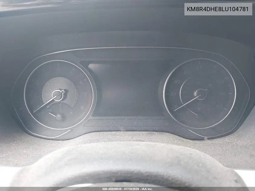 2020 Hyundai Palisade Sel VIN: KM8R4DHE8LU104781 Lot: 45559035