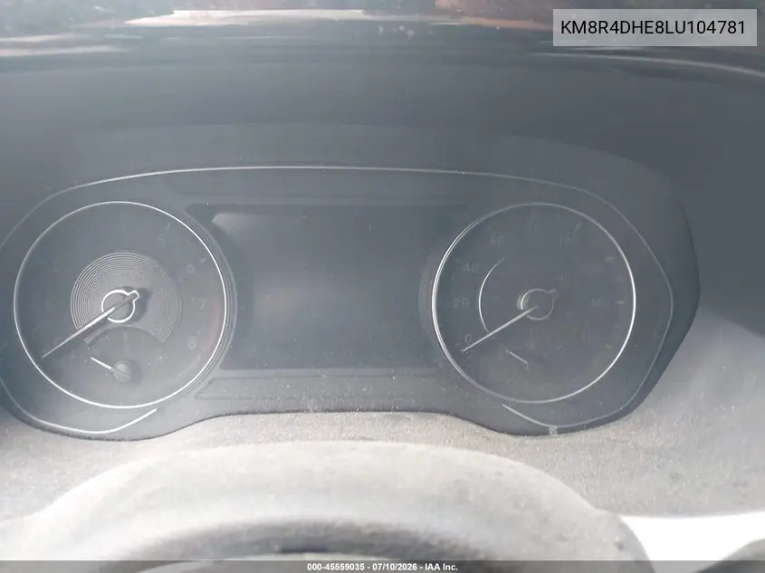 2020 Hyundai Palisade Sel VIN: KM8R4DHE8LU104781 Lot: 45559035