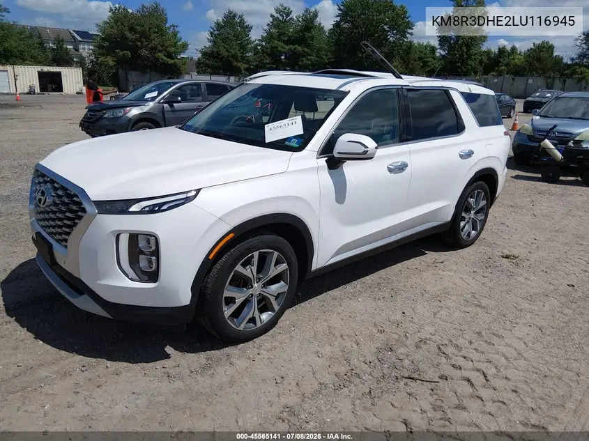 2020 Hyundai Palisade Sel VIN: KM8R3DHE2LU116945 Lot: 45565141