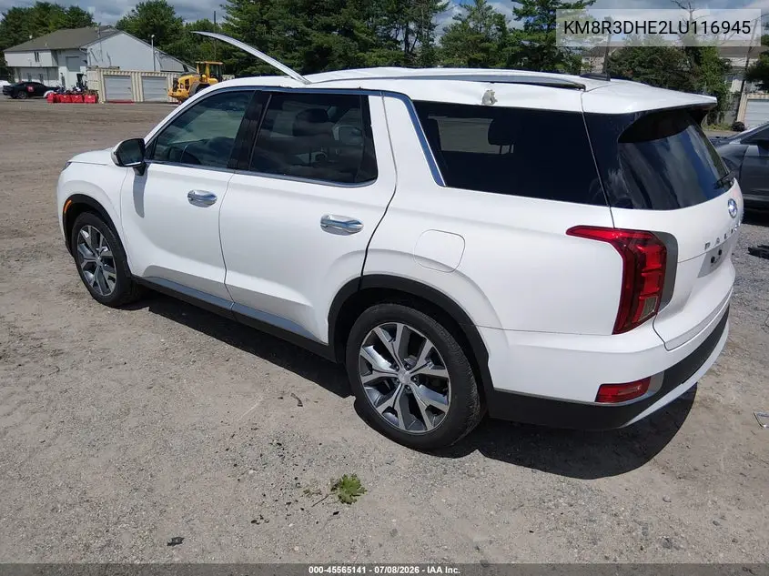 2020 Hyundai Palisade Sel VIN: KM8R3DHE2LU116945 Lot: 45565141