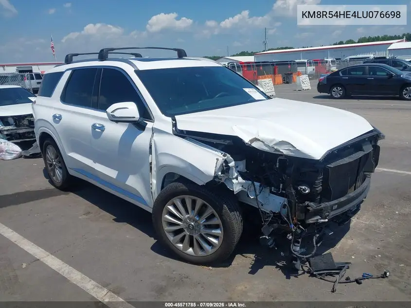 2020 Hyundai Palisade Limited VIN: KM8R54HE4LU076698 Lot: 45571785